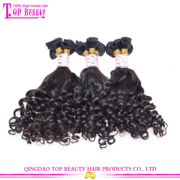 Wholesale 100 percent russian aunty funmi hair bouncy curls top grade 7a funmi human hair